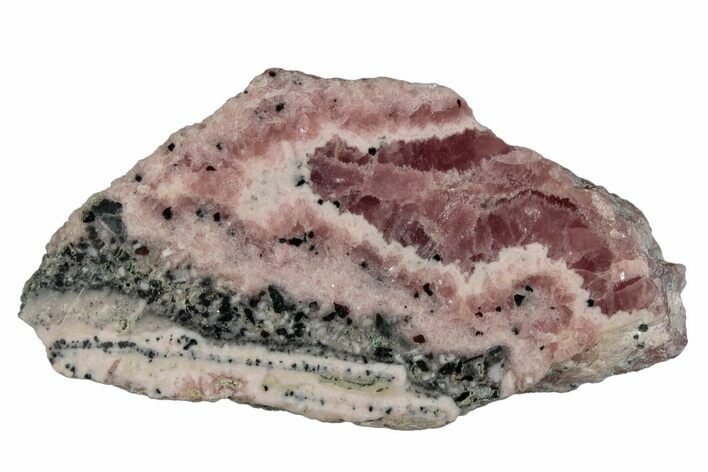 Polished Banded Rhodochrosite Slab - Argentina #281820